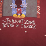 VINTAGE DISNEY THE TWILIGHT ZONE TOWER OF TERROR 1990S TEE SHIRT LARGE MADE USA