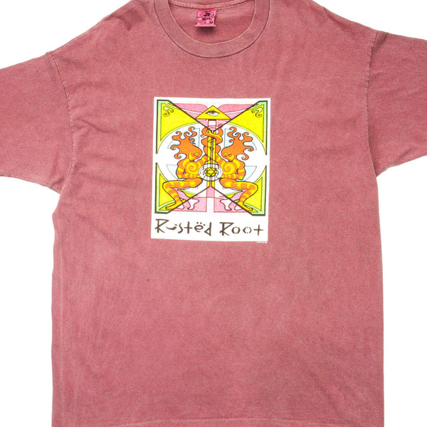 CAMISETA VINTAGE RUSTED ROOT TALLA XL FABRICADA EN EE. UU. 1999