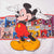 Vintage White Disney Mickey Mouse Cartoon Comics By Velva Sheen Sweatshirt 1980S Size Large Made In USA