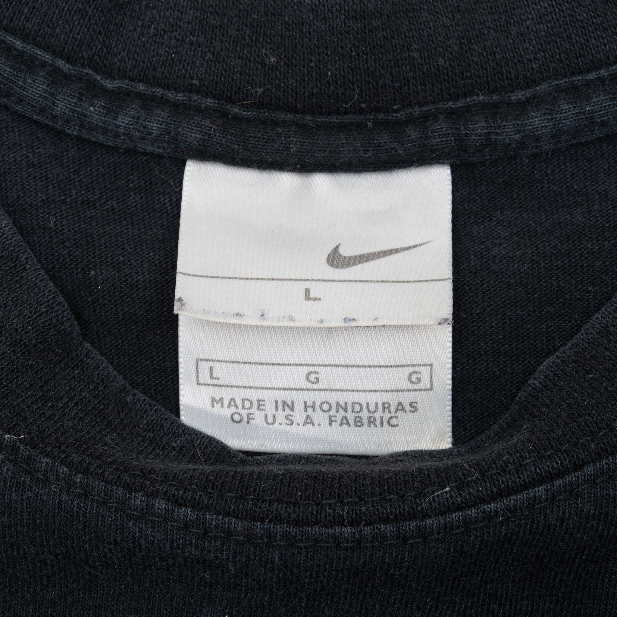 Vintage Nike Center Swoosh Black Tank Top Tee Shirt 2000S Size Large
