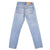 Beautiful Indigo Levis 505 Jeans Made in USA with a light blue wash. Size on Tag 32X33 Actual Size 32X31  Back Button #552