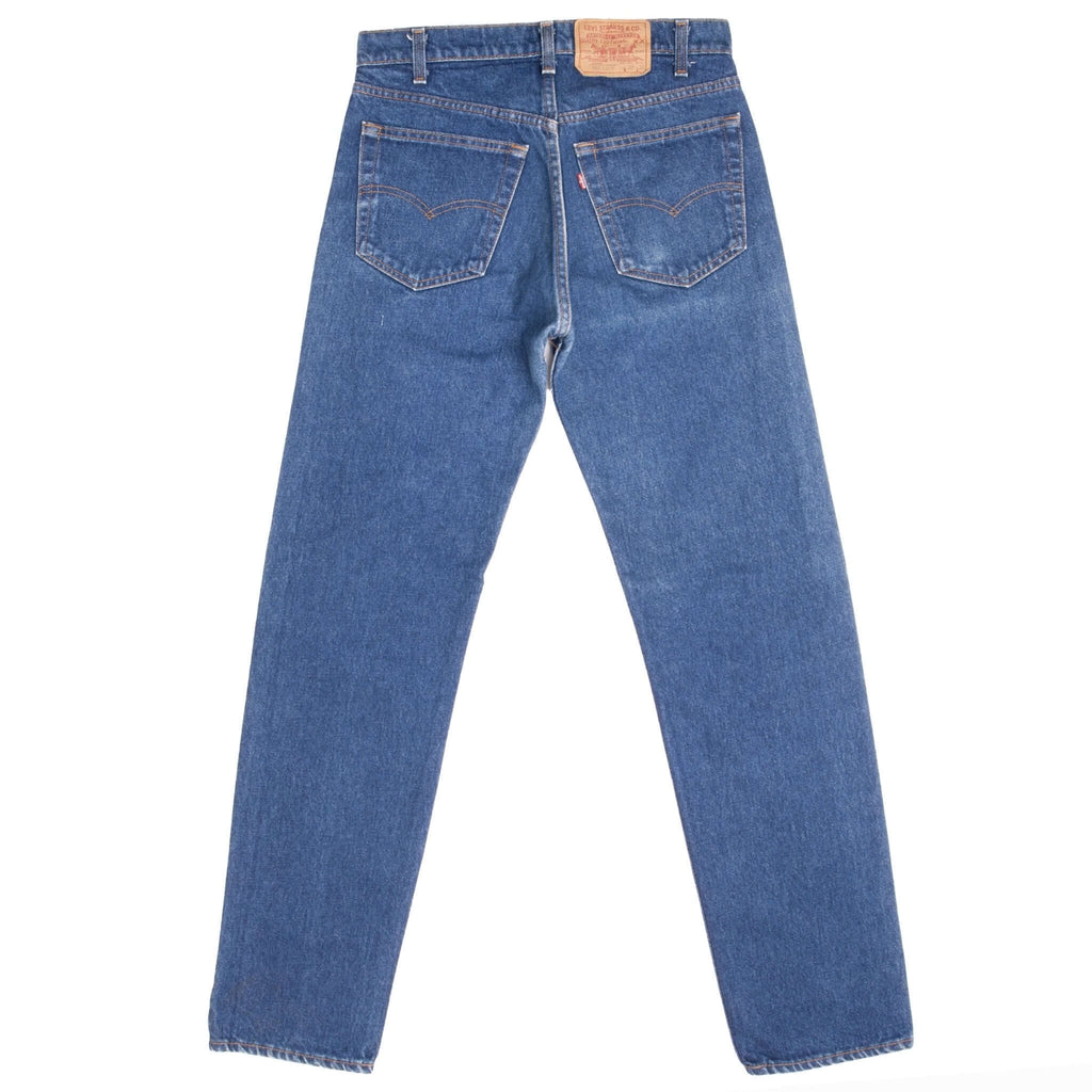 VINTAGE Levis Jeans Mens 33x30 Blue 505 Regular Fit Straight