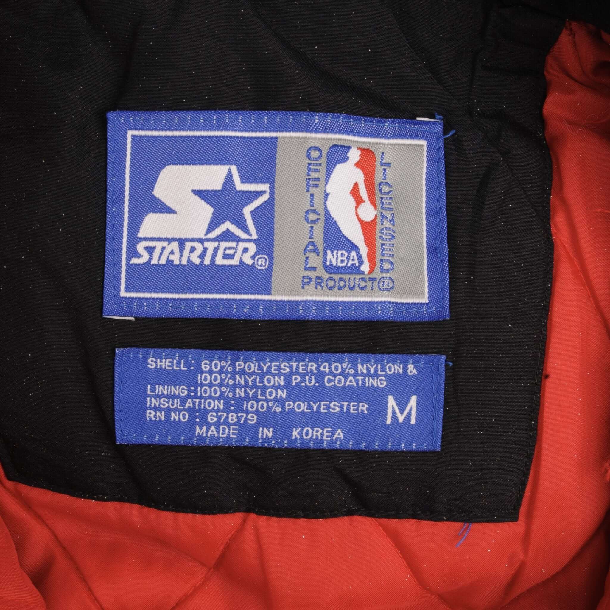 Vintage Nba Chicago Bulls 1990S Hooded Windbreaker Starter Jacket Size Medium