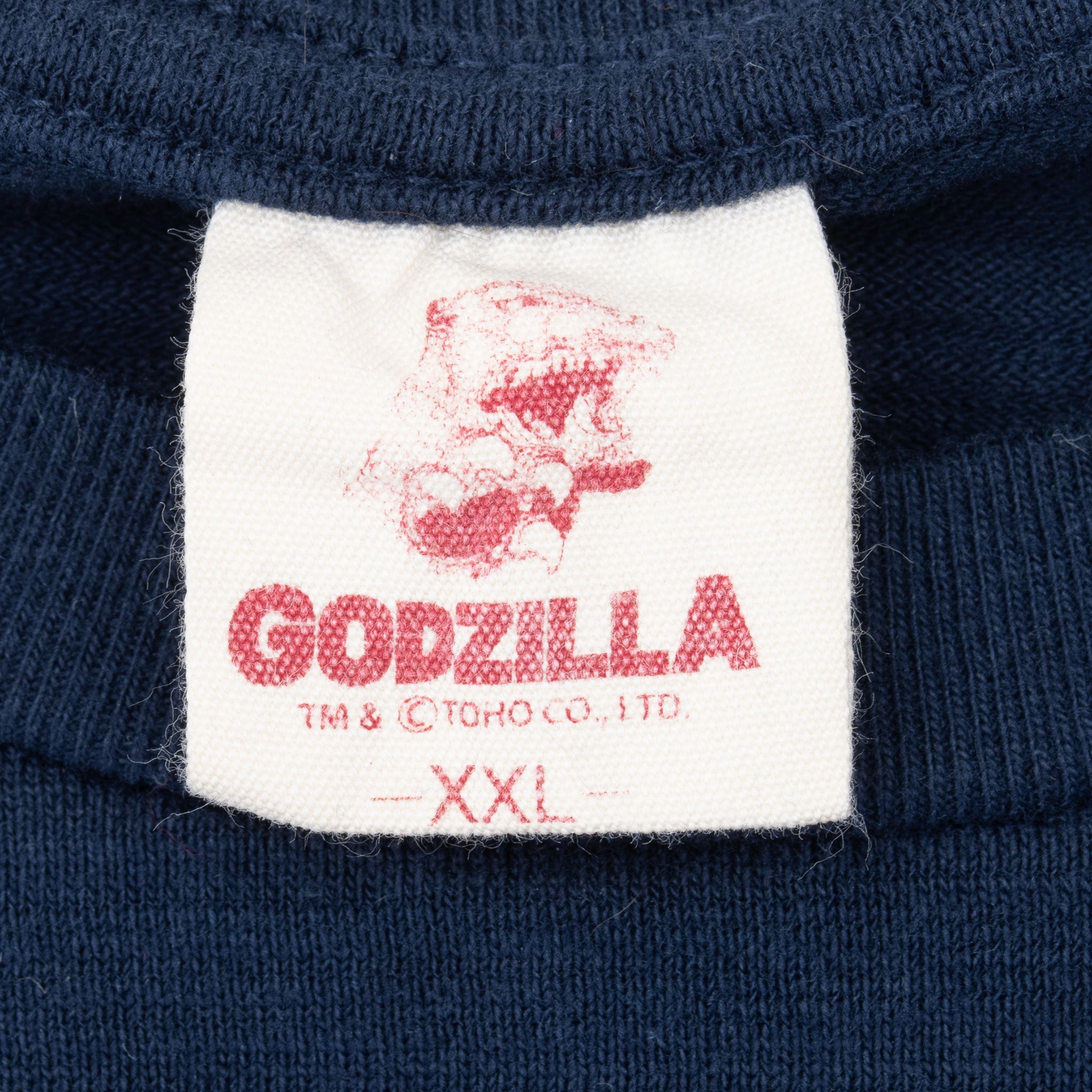 Vintage Godzilla The Great Wave Off Kanagawa Tee Shirt Size Large