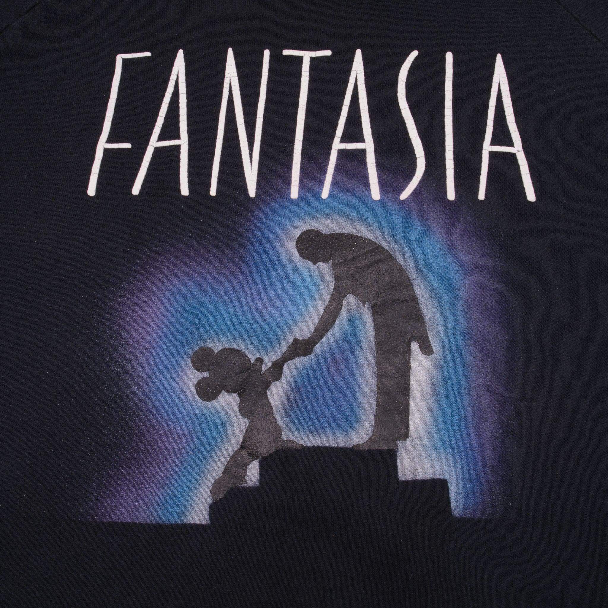 Vintage Disney Fantasia Mickey Mouse Sweatshirt 1990S Size Large Made In USA