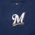 VINTAGE MLB MILWAUKEE BREWERS CENTER SWOOSH BLUE NIKE 2000S TEE SHIRT XL
