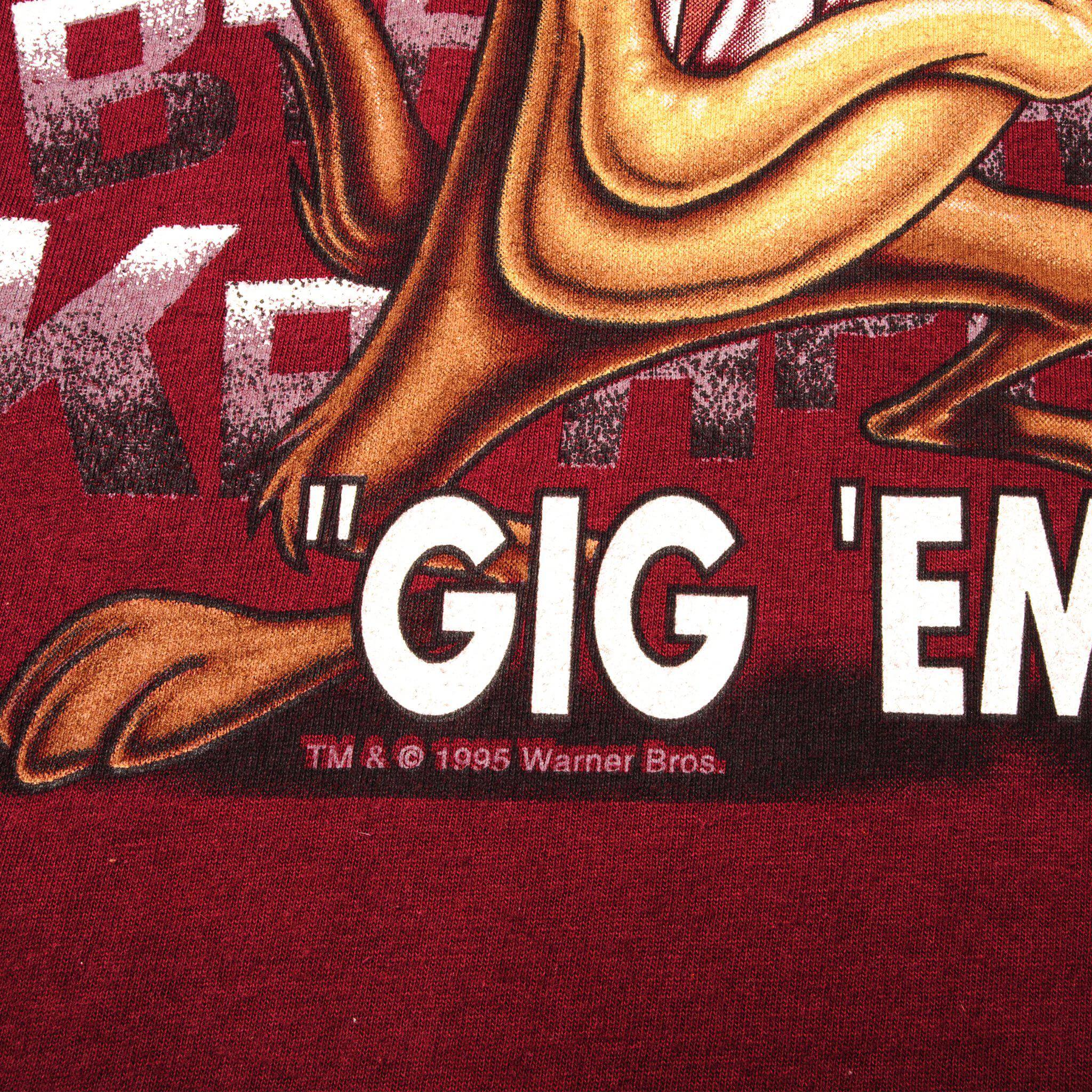 VINTAGE LOONEY TUNES TAZ TEE SHIRT 1995 SIZE XL MADE IN USA