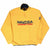Full front view of yellow Nautica Competition quarter-zip fleece pullover