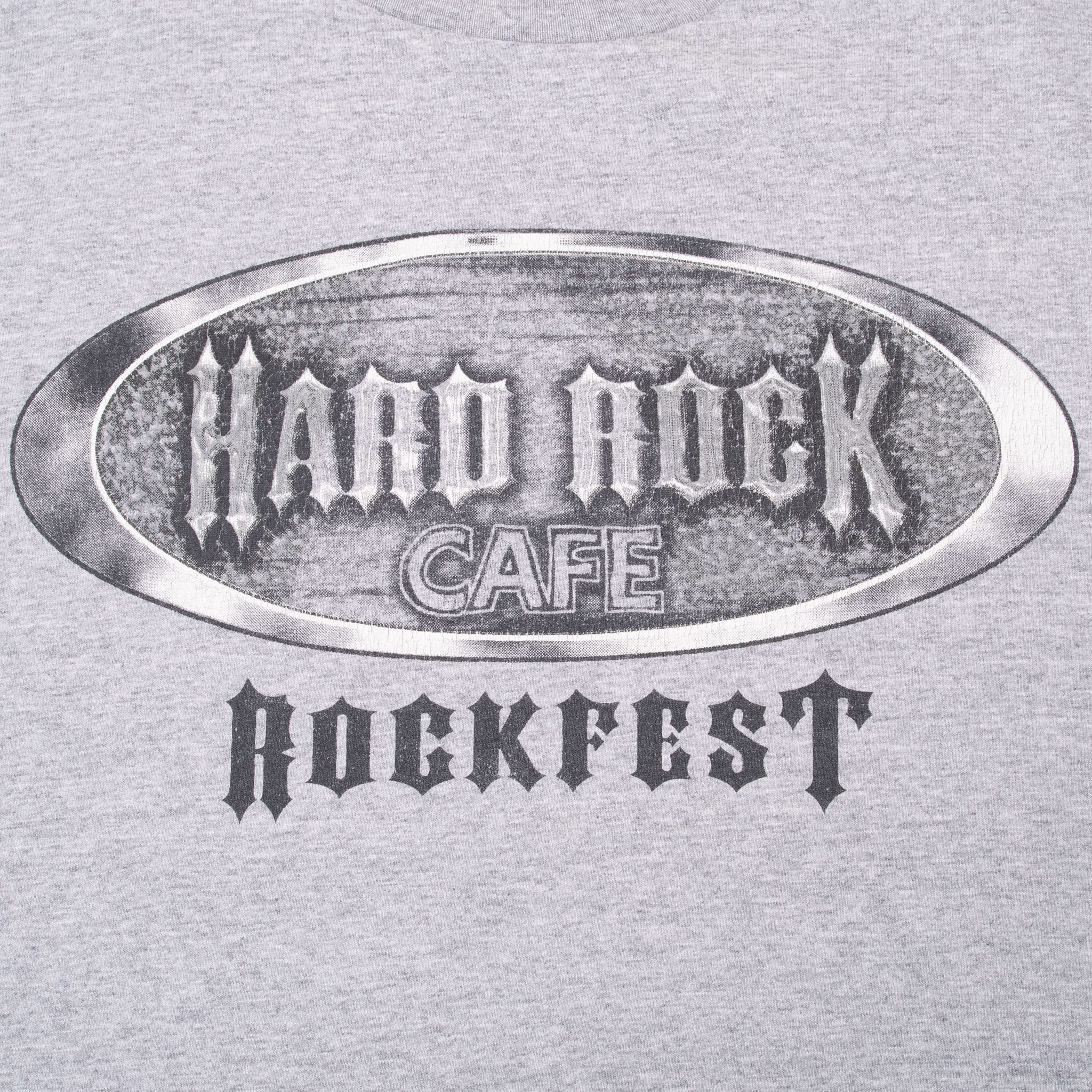 VINTAGE HARD ROCK CAFE ROCK FEST CHICAGO TEE SHIRT MEDIUM MADE IN USA