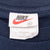 Vintage Nike Athletics Navy Blue Tee Shirt 1990S Size XL Made In Usa