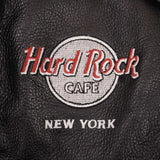 Vintage Hard Rock Cafe New York Love All, Serve All, All Is One Leather Jacket 1990S Size Medium 