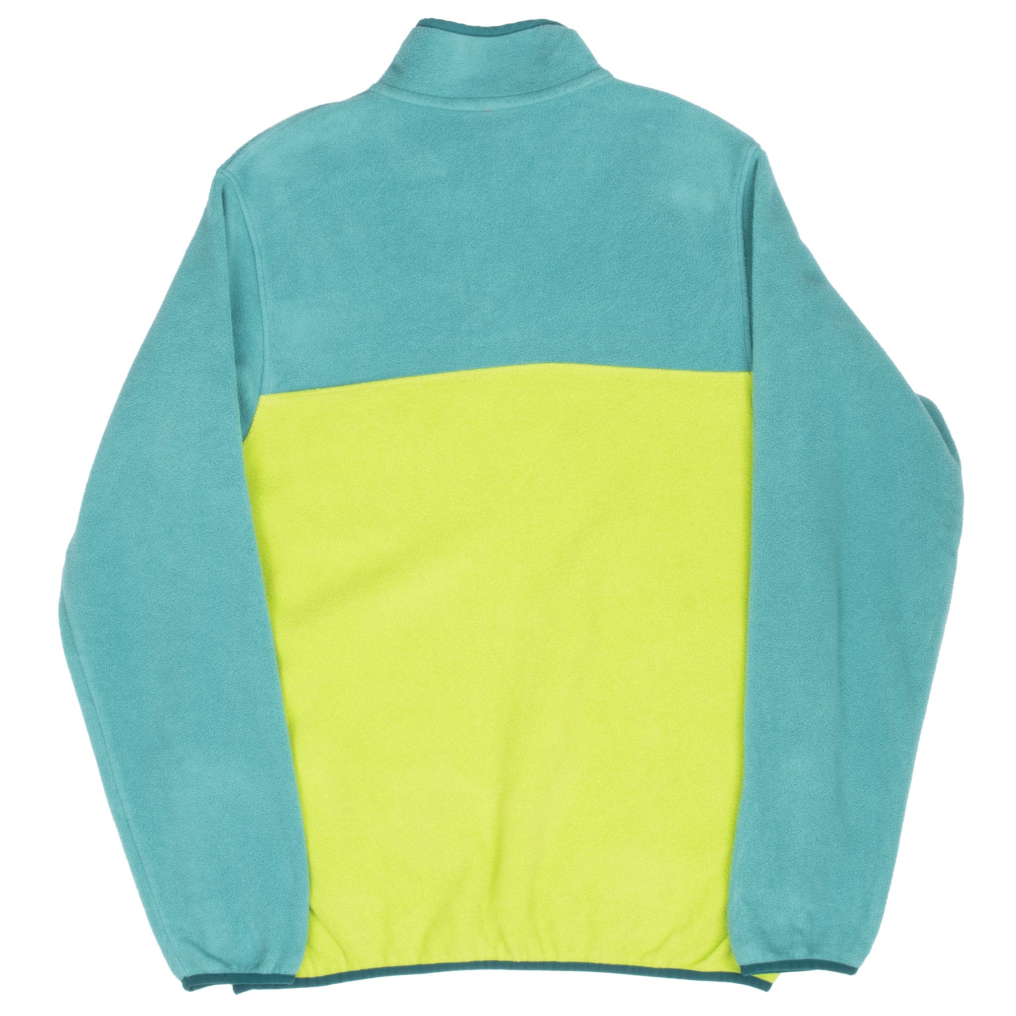 Vintage Patagonia Snap T Synchilla Green and Turquoise Woman Fleece Jacket Size Large