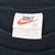 Vintage Nike Classic Swoosh Black Tee Shirt Late 1990S Size Medium Made In Usa