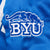 VINTAGE BYU BRIGHAM YOUNG COUGARS STARTER SATIN BOMBER JACKET 1980S LARGE