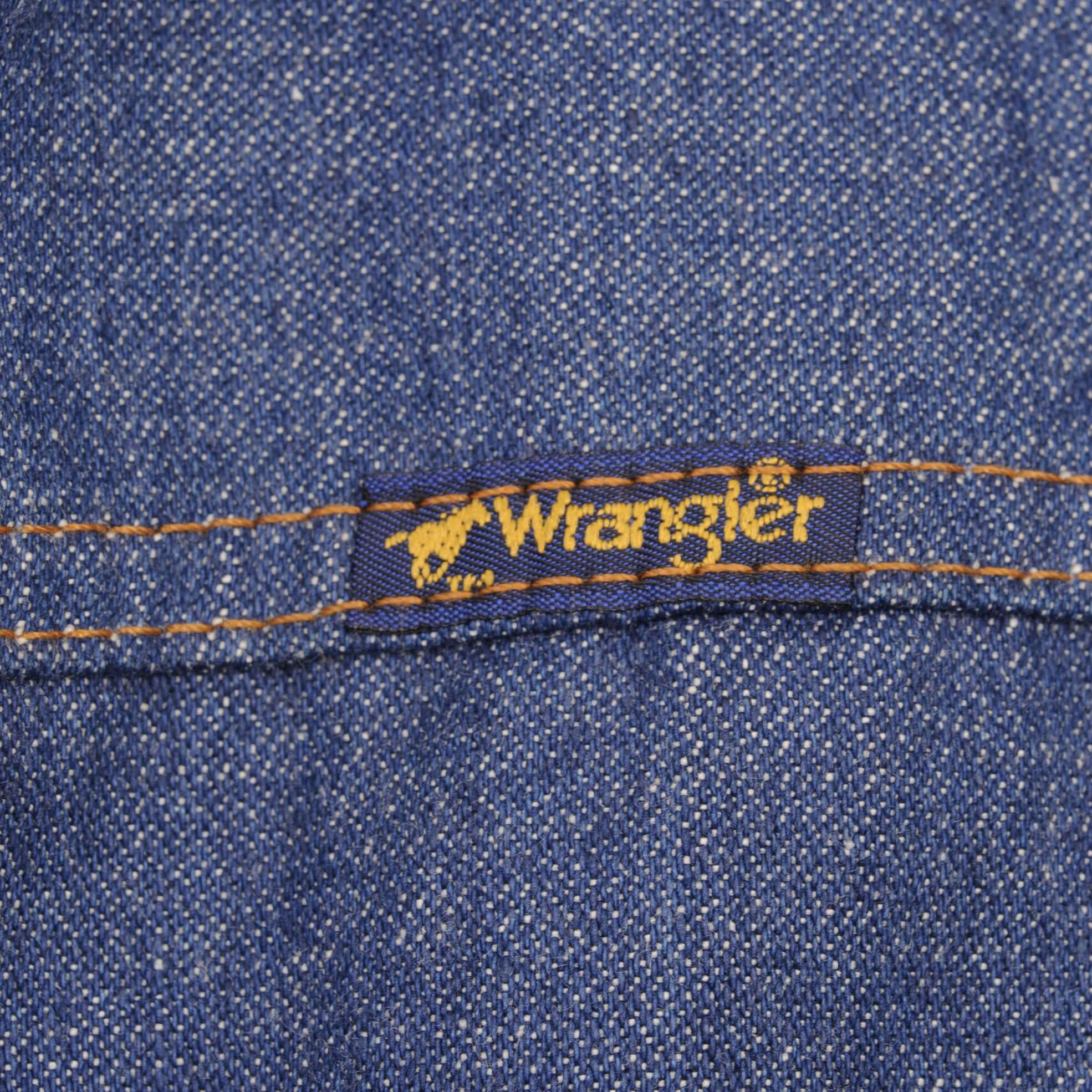 Vintage Deadstock With Tags Wrangler Fur Lined Jacket With Corduroy Collar 1970S Size 44 Made In Usa