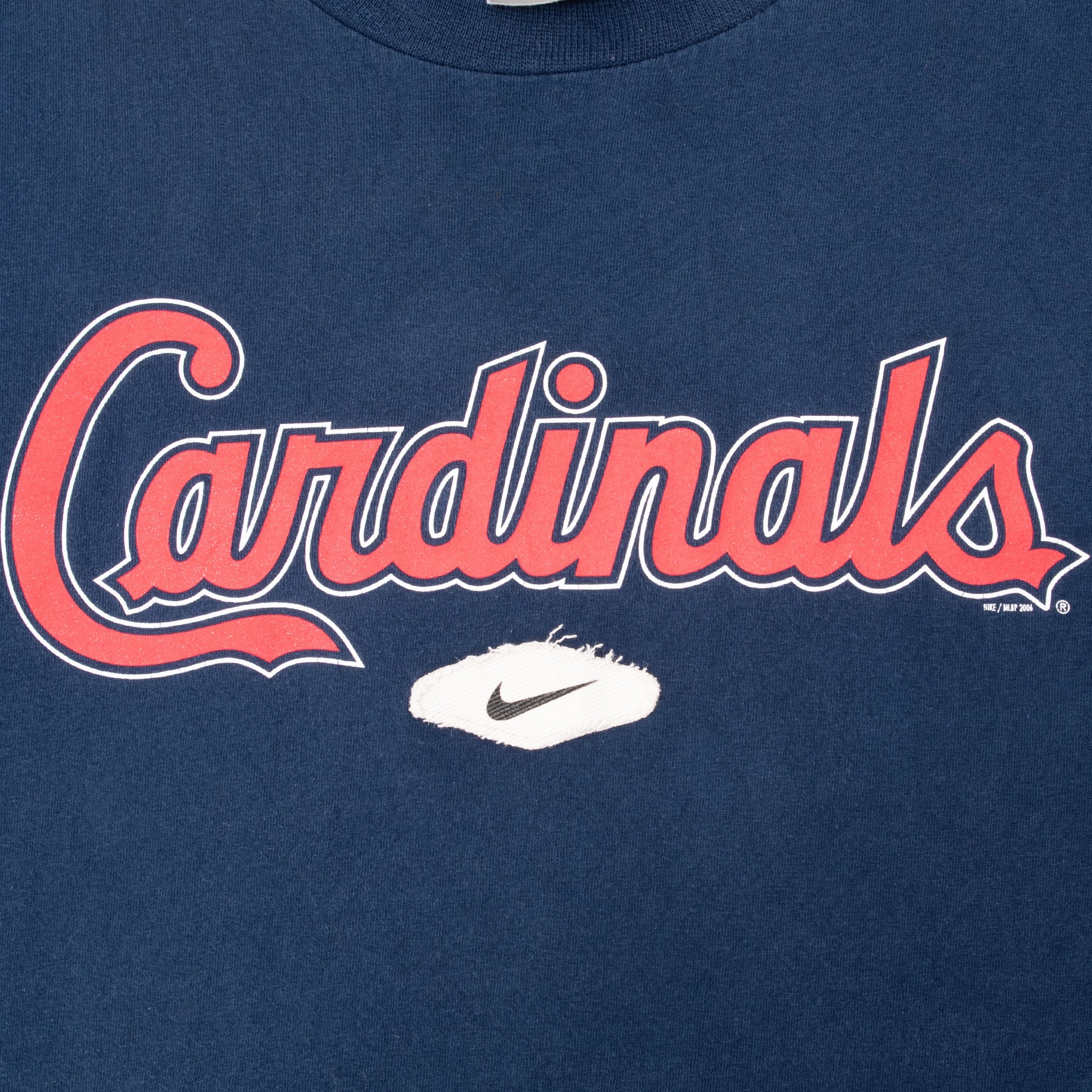 Vintage Mlb Nike Swoosh St Louis Cardinals Long Sleeve Tee Shirt 1990S Size Large