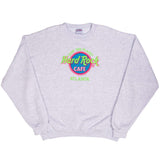 Vintage Hard Rock Cafe Save The Planet Atlanta Grey Sweatshirt 1990S Size XL
