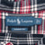 VINTAGE RALPH LAUREN BLACK RED PLAID CHECKERED SHIRT 1990S LARGE