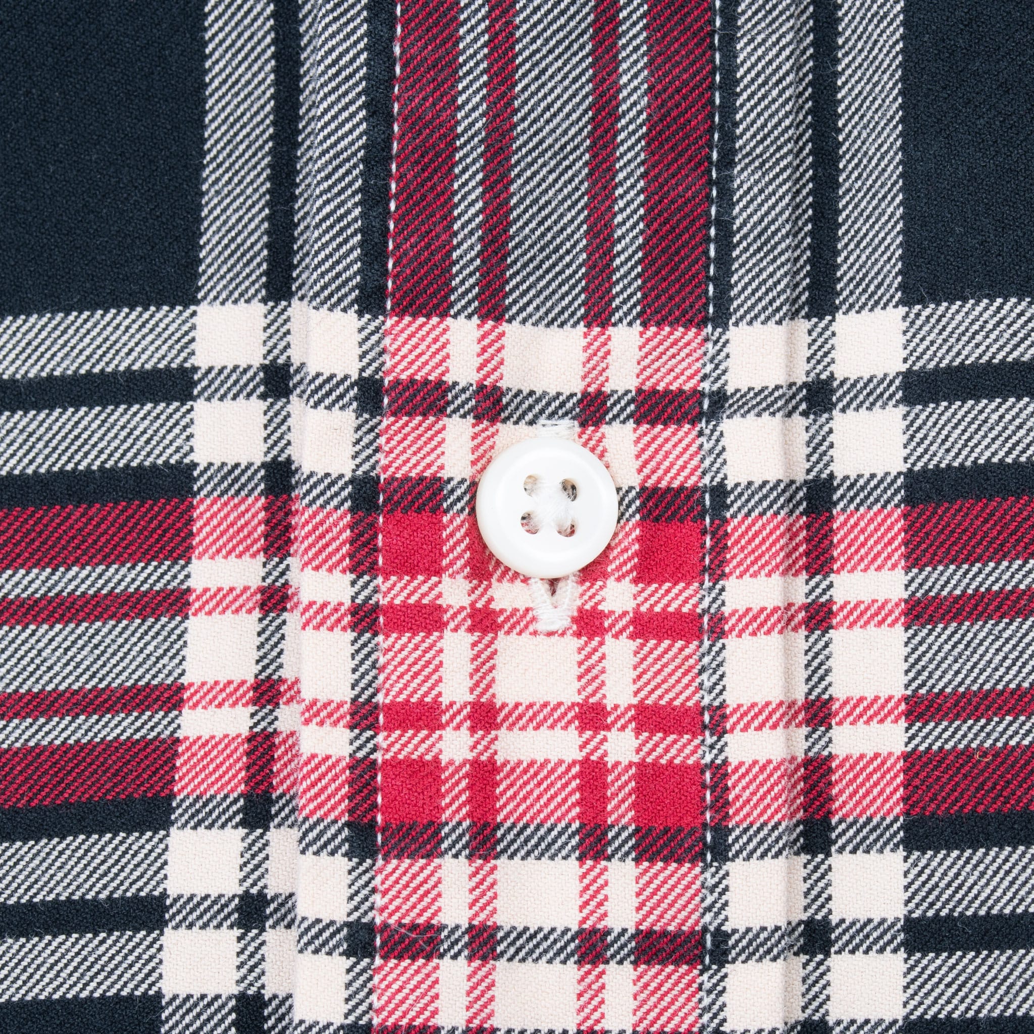 VINTAGE RALPH LAUREN BLACK RED PLAID CHECKERED SHIRT 1990S LARGE