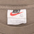 Vintage Nike Classic Swoosh Khaki Green Tee Shirt 1990S Size Large
