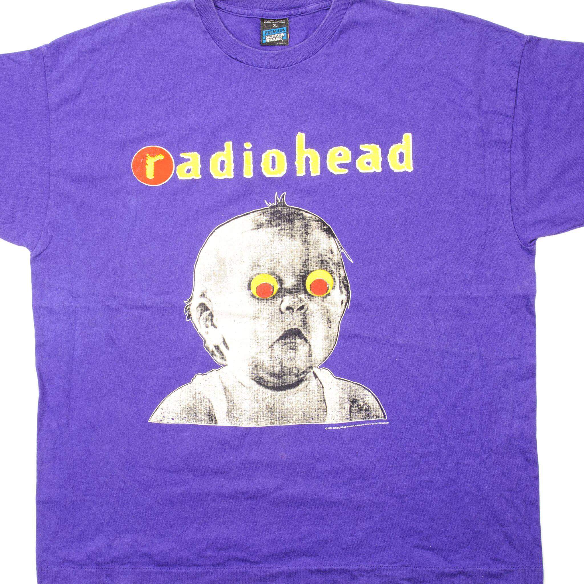 VINTAGE RADIOHEAD PABLO HONEY TOUR TEE SHIRT 1993 SIZE XL