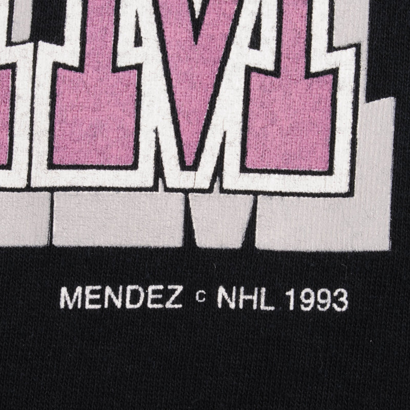 Vintage NHL Anaheim Mighty Ducks Disney Tee Shirt 1993 Size Medium Made In USA With Single Stitch