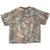 Vintage Hunting Advantage Timber Camo Pocket Tee Shirt 1990S Size 3XL Made In USA With Single Stitch Sleeves