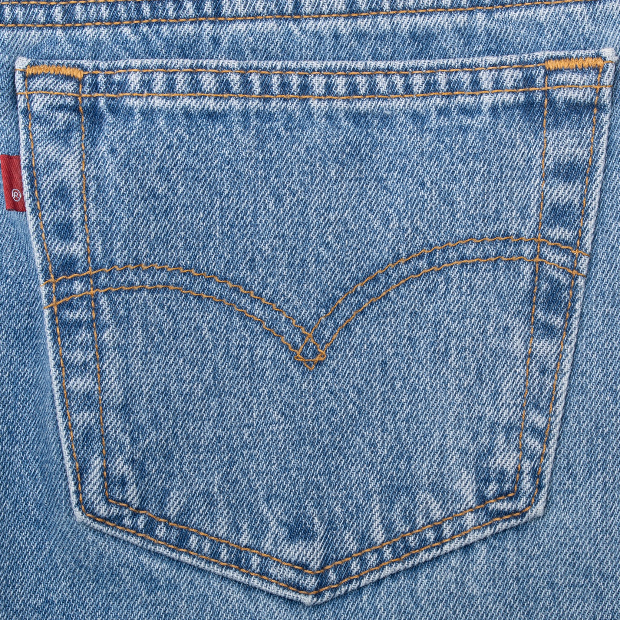 VINTAGE LEVIS 501 JEANS BLUE INDIGO 1990S SIZE 35X33 MADE IN USA