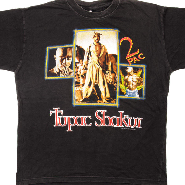 CAMISETA VINTAGE DE RAP TUPAC SHAKUR 1993 TALLA GRANDE