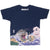 Vintage Godzilla The Great Wave Off Kanagawa Tee Shirt Size Large
