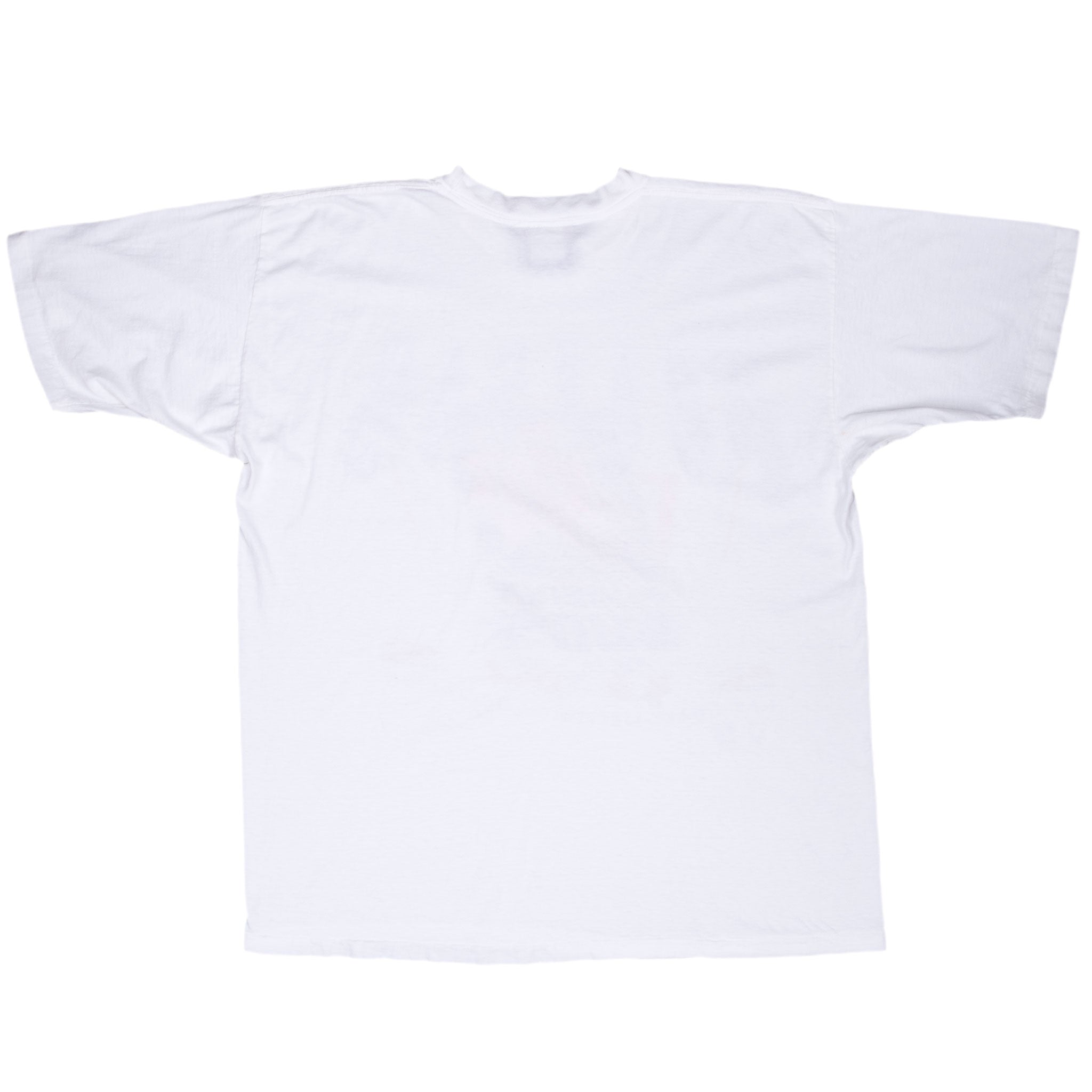 Vintage Nba Phoenix Suns 1990S White Tee Shirt Size XL Magic Johnson Tee Shirt With Single Stitch Sleeves