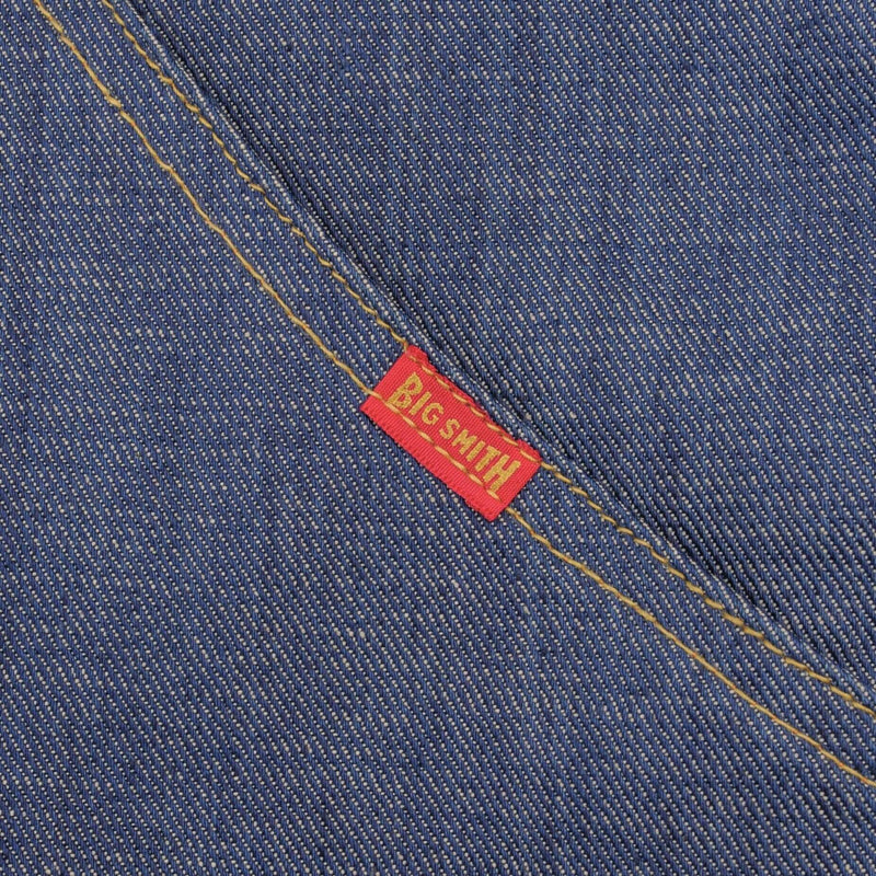 Vintage Buckaroo Big Smith Pleated Fur Lined Denim Jacket Type 2 1960S Size 36 Made In USA