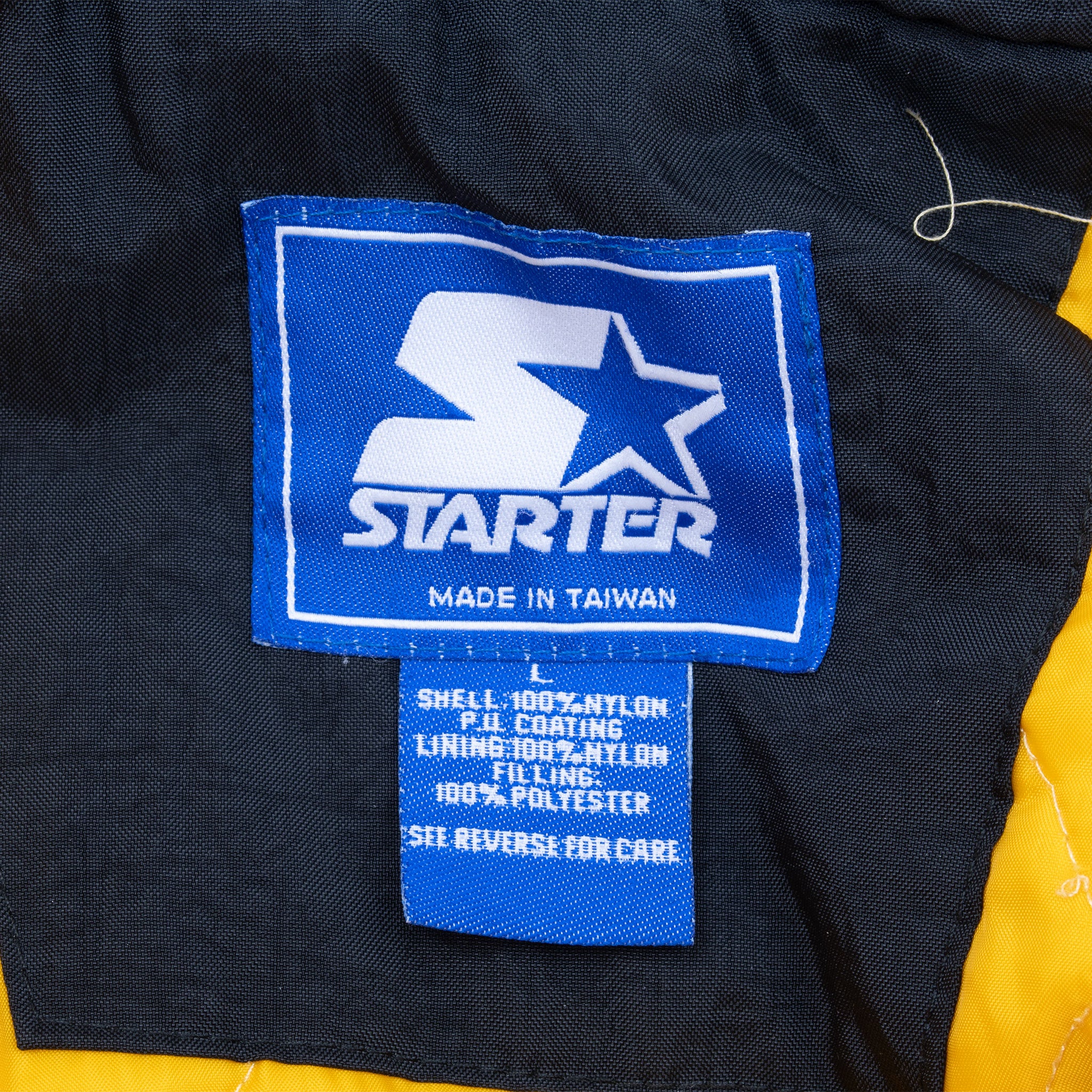 Vintage Ncaa Iowa Hawkeyes Starter Heavy Windbreaker Jacket 1990S Size Large