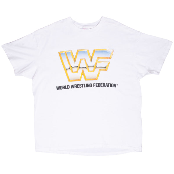 Vintage Wwf World Wrestling Federation Tee Shirt 1990S Size XL Made In Usa With Single Stitch Sleeves