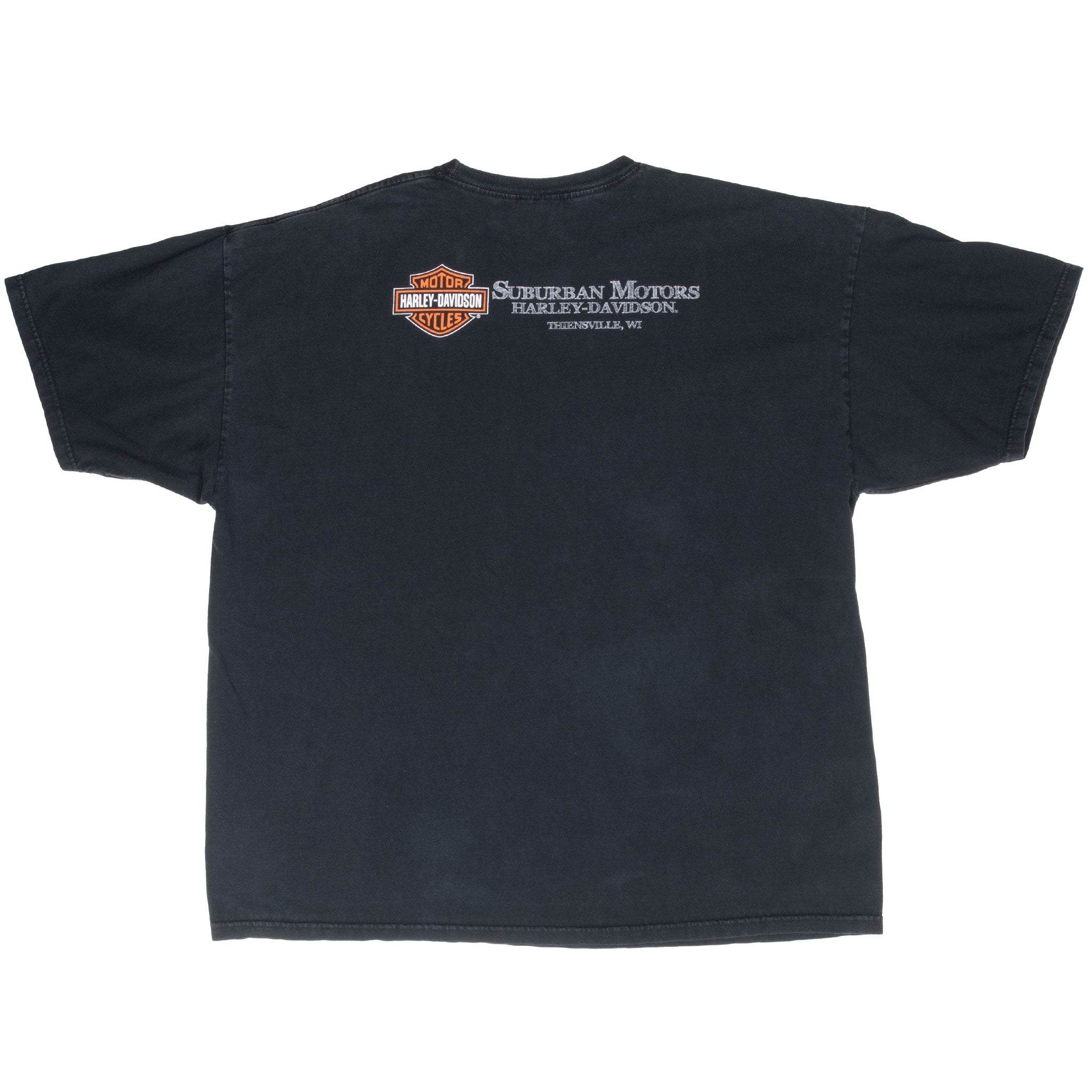 Vintage Harley Davidson Thiensville Wisconsin Tee Shirt 2011 Size 2XL