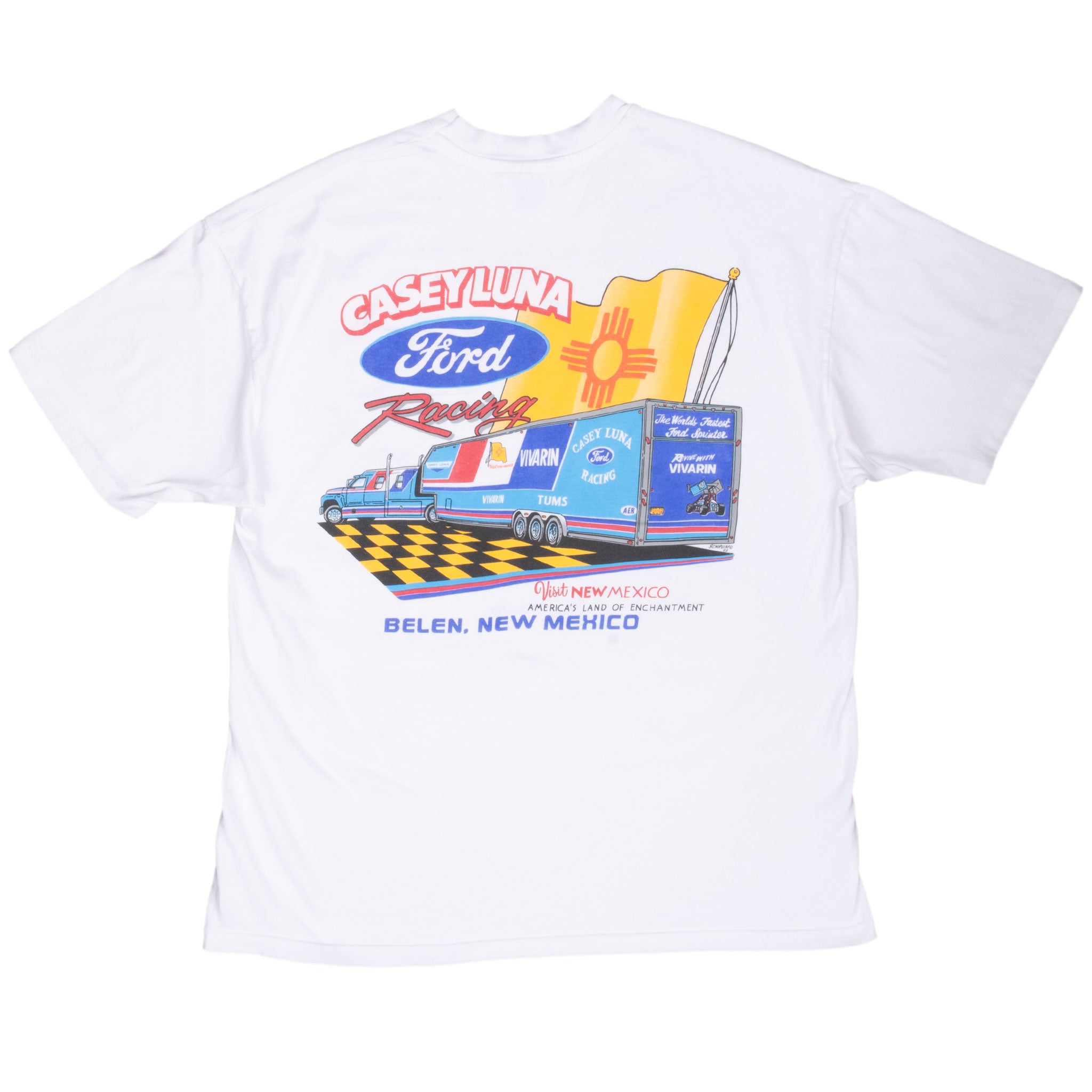 Vintage Dave Blaney Kongs Royal Champion 1993 Drag Racing Tee Shirt Size XL Made In Usa