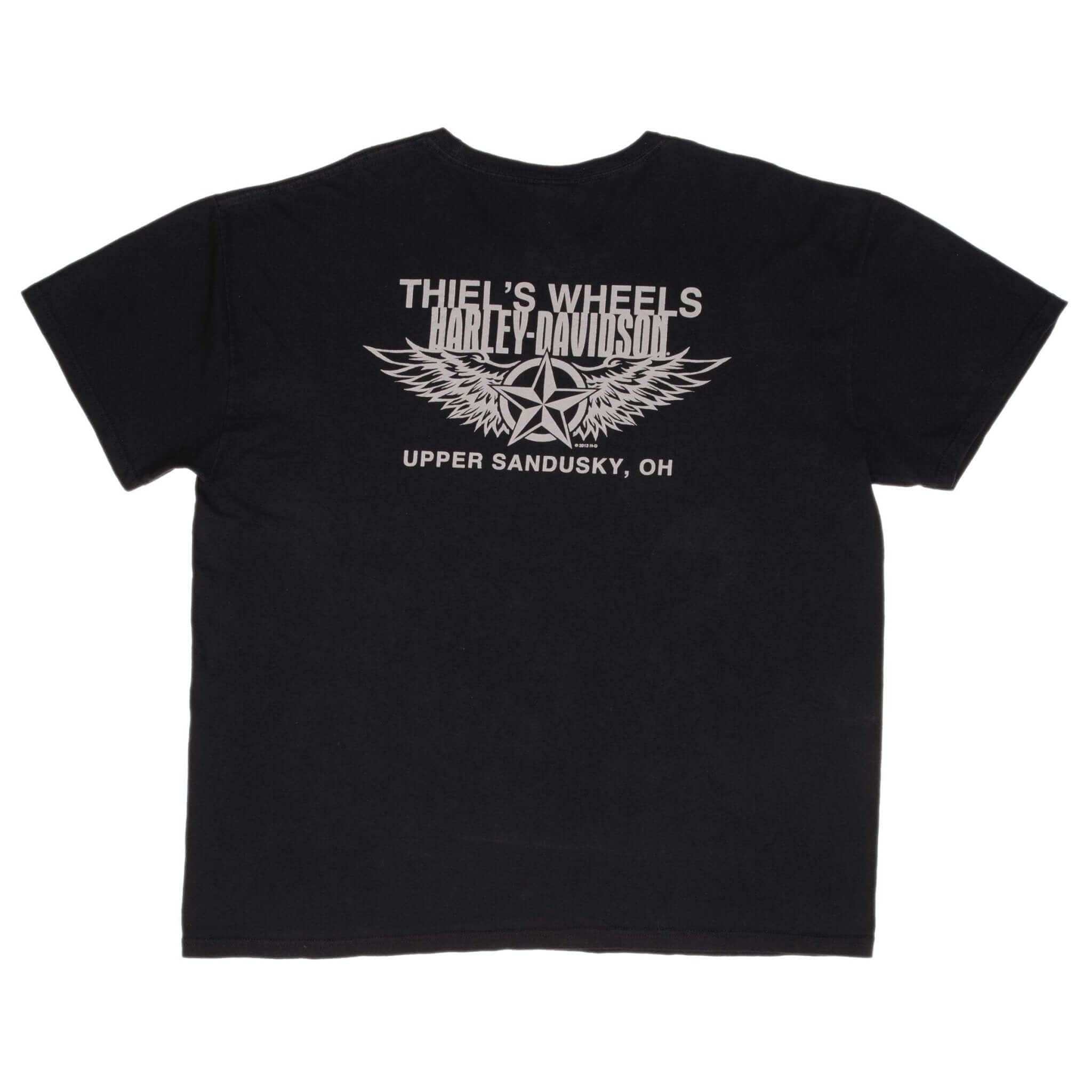 Vintage Harley Davidson Upper Sandusky Oh Tee Shirt Size 3XL