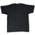 Back of plain black Cleveland Indians short-sleeve T-shirt