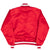 Vintage Indiana Red Satin Bomber Starter Jacket 1980S Size Large Made In Usa
