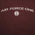 Vintage Nike Air Force One Spellout Burgundy Hoodie 1990S Size XL Made In USA