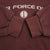 Vintage Nike Air Force One Spellout Burgundy Hoodie 1990S Size XL Made In USA