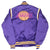 Vintage Nba Los Angeles Lakers Purple Satin Bomber Jacket 1980S Size Small