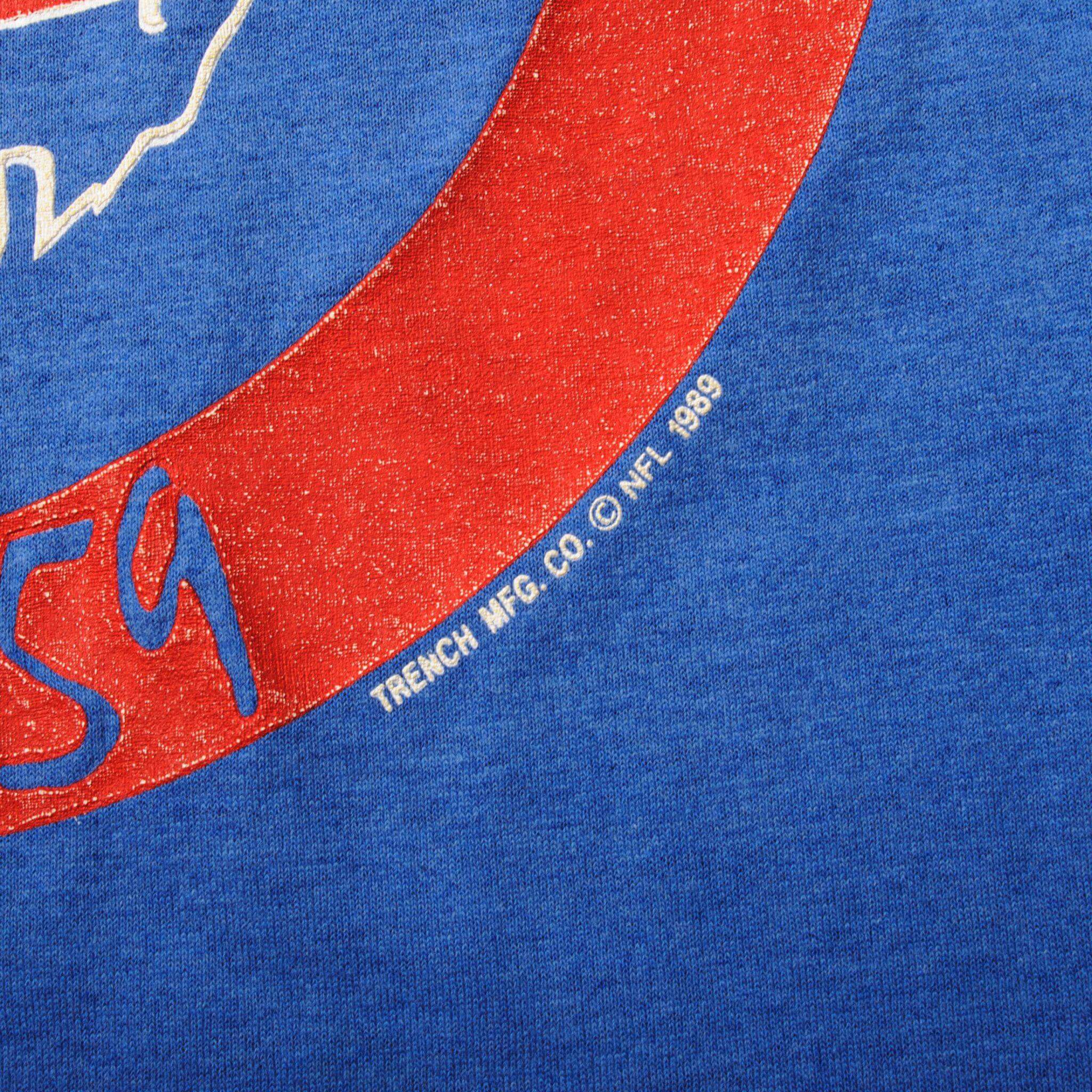 VINTAGE NFL BUFFALO BILLS TEE SHIRT 1989 SIZE MEDIUM MADE IN USA