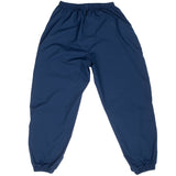 Vintage Nike Classic Swoosh Blue Nylon Track Pants 2000S Size Medium