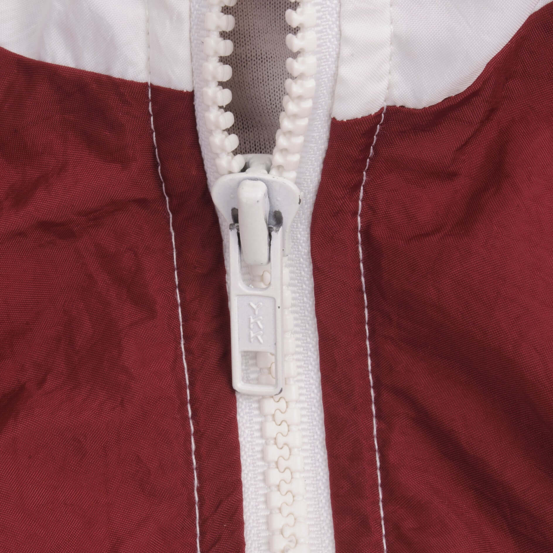 Vintage Nike Windbreaker White & Red Jacket Size XL 1990S