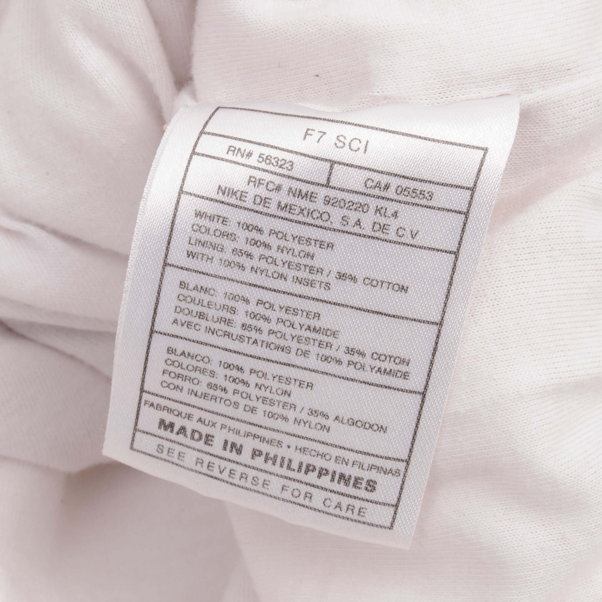 Vintage Nike Windbreaker White & Red Jacket Size XL 1990S