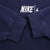 Vintage Nike Spellout Swoosh Navy Blue Crewneck Sweatshirt 1990S Size 2XL