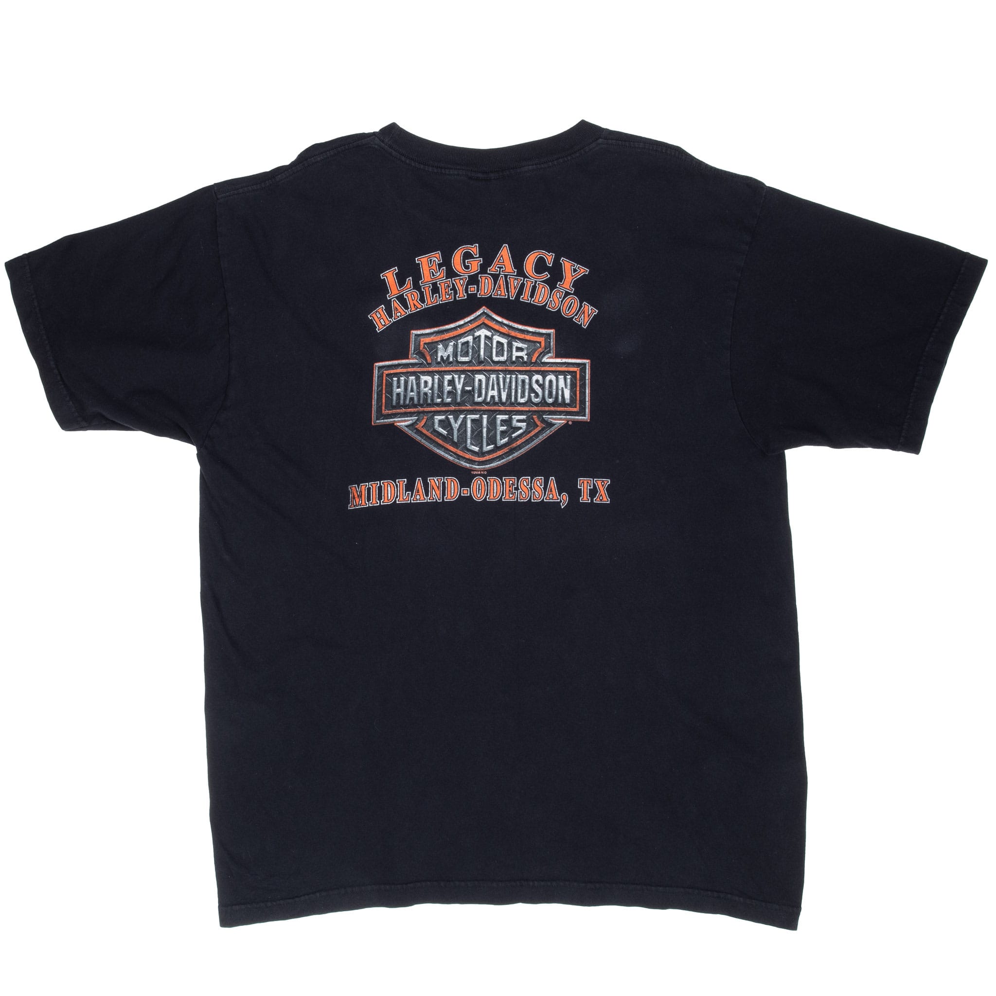 VINTAGE HARLEY DAVIDSON MIDLAND ODESSA TEXAS 2006 TEE SHIRT XL MADE IN USA