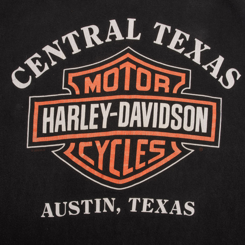 Vintage Harley Davidson Austin Texas 2000 Size XL Made In USA