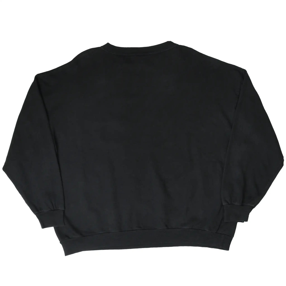 Back of black Harley-Davidson crewneck sweatshirt with no graphic
